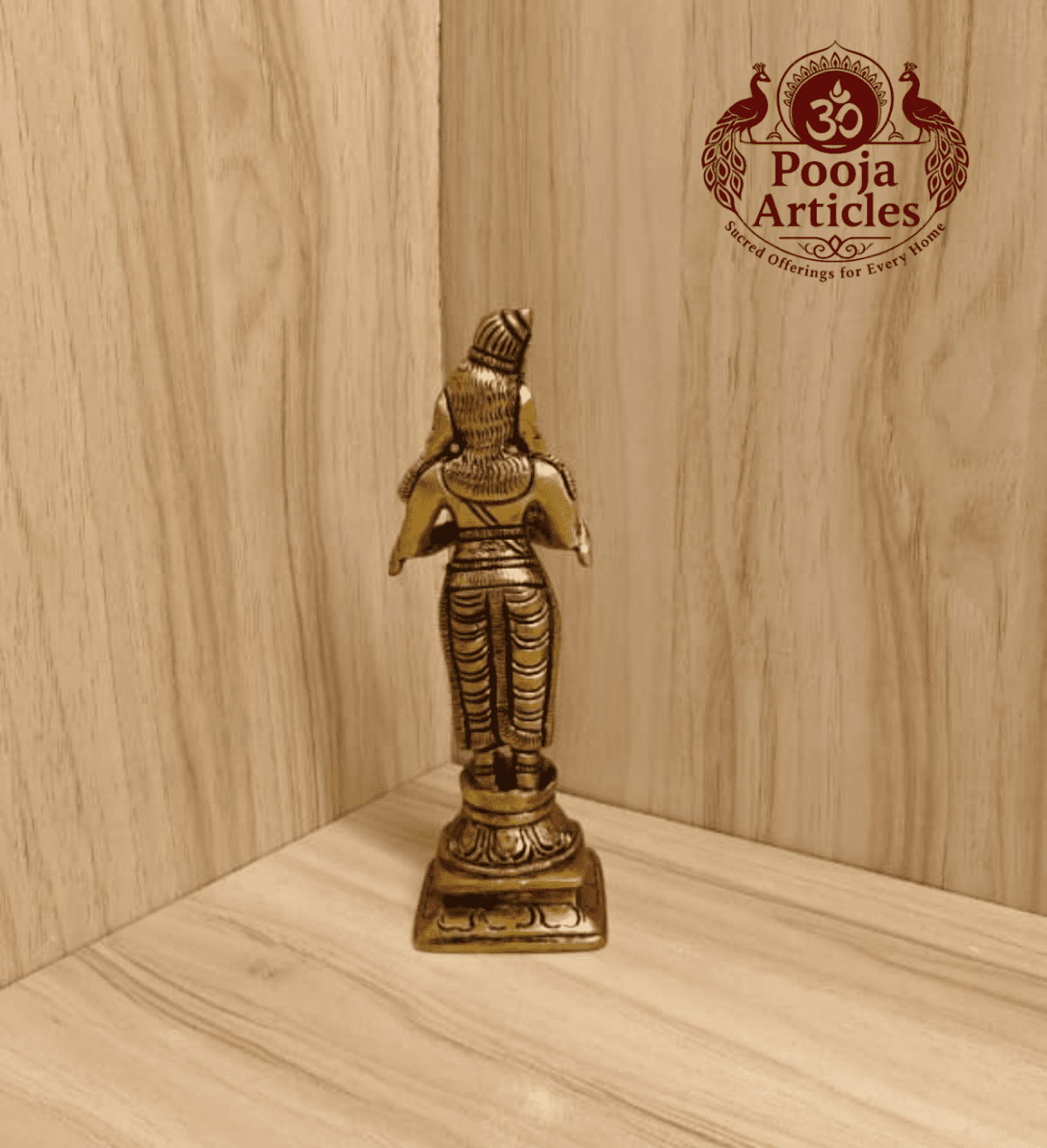 Buy Brass Nalvar Set 1.750 g, 5.7" – Premium Handcrafted Brass Naalvar Idols for Home Pooja, Bhakti & Spiritual Blessings