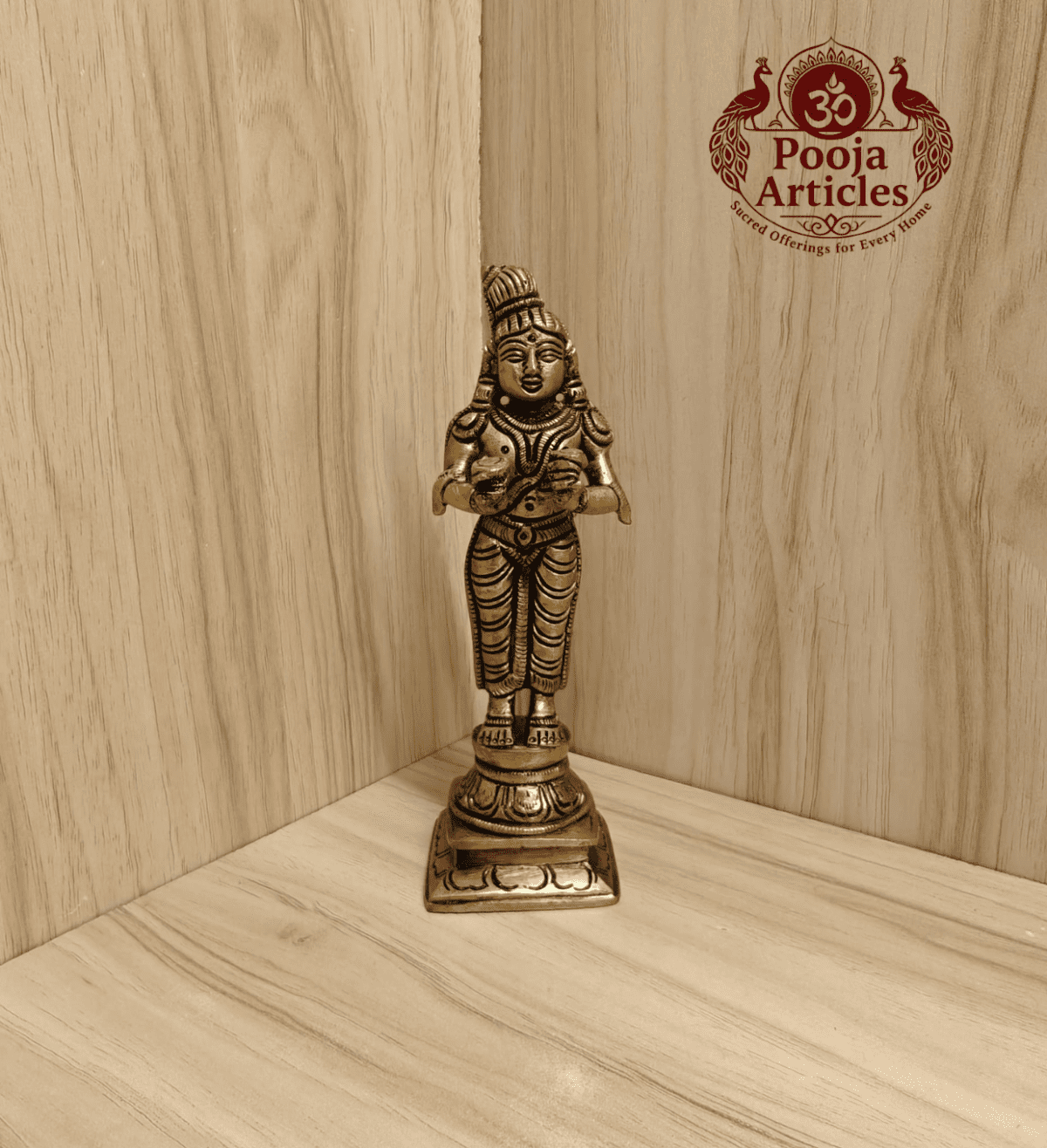 Buy Brass Nalvar Set 1.750 g, 5.7" – Premium Handcrafted Brass Naalvar Idols for Home Pooja, Bhakti & Spiritual Blessings