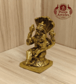 Buy Brass Narsimha Lakshmi Statue 300 g, 3" – Premium Handcrafted Narsimha Lakshmi Brass Idol for Protection, Prosperity & Vastu