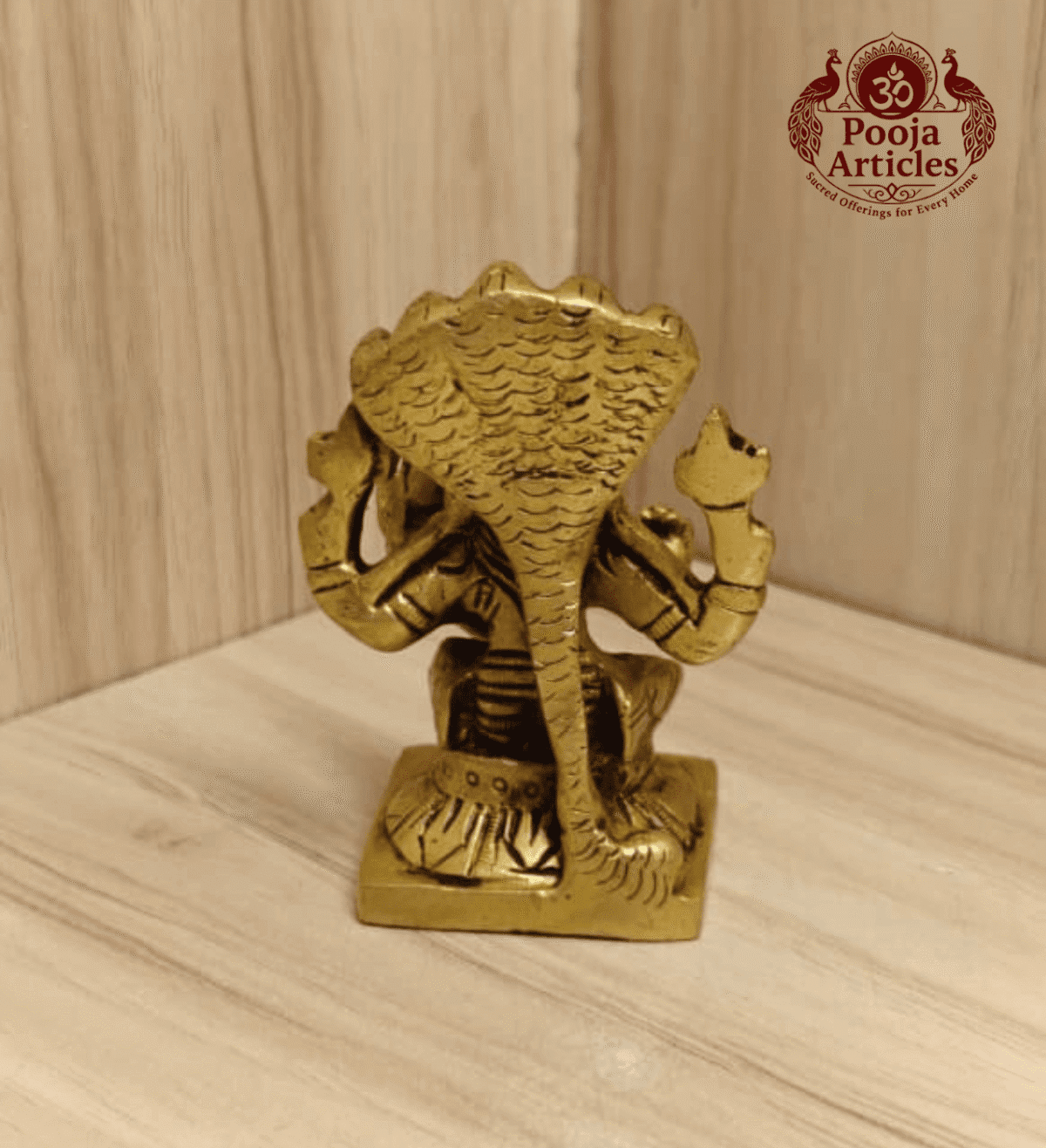 Buy Brass Narsimha Lakshmi Statue 300 g, 3" – Premium Handcrafted Narsimha Lakshmi Brass Idol for Protection, Prosperity & Vastu