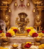 Buy Brass Narsimha Lakshmi Statue 300 g, 3" – Premium Handcrafted Narsimha Lakshmi Brass Idol for Protection, Prosperity & Vastu