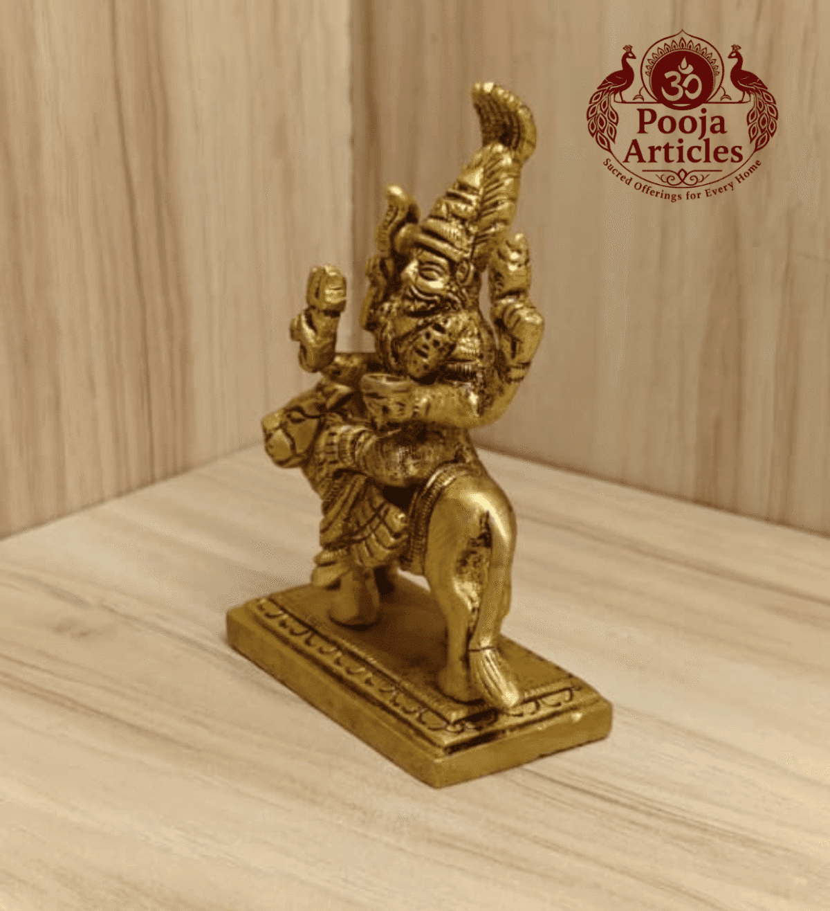 Buy Brass Pratyangira Devi Statue 330 g, 4.0" – Premium Brass Pratyangira Devi Idol for Protection, Vastu & Divine Energy