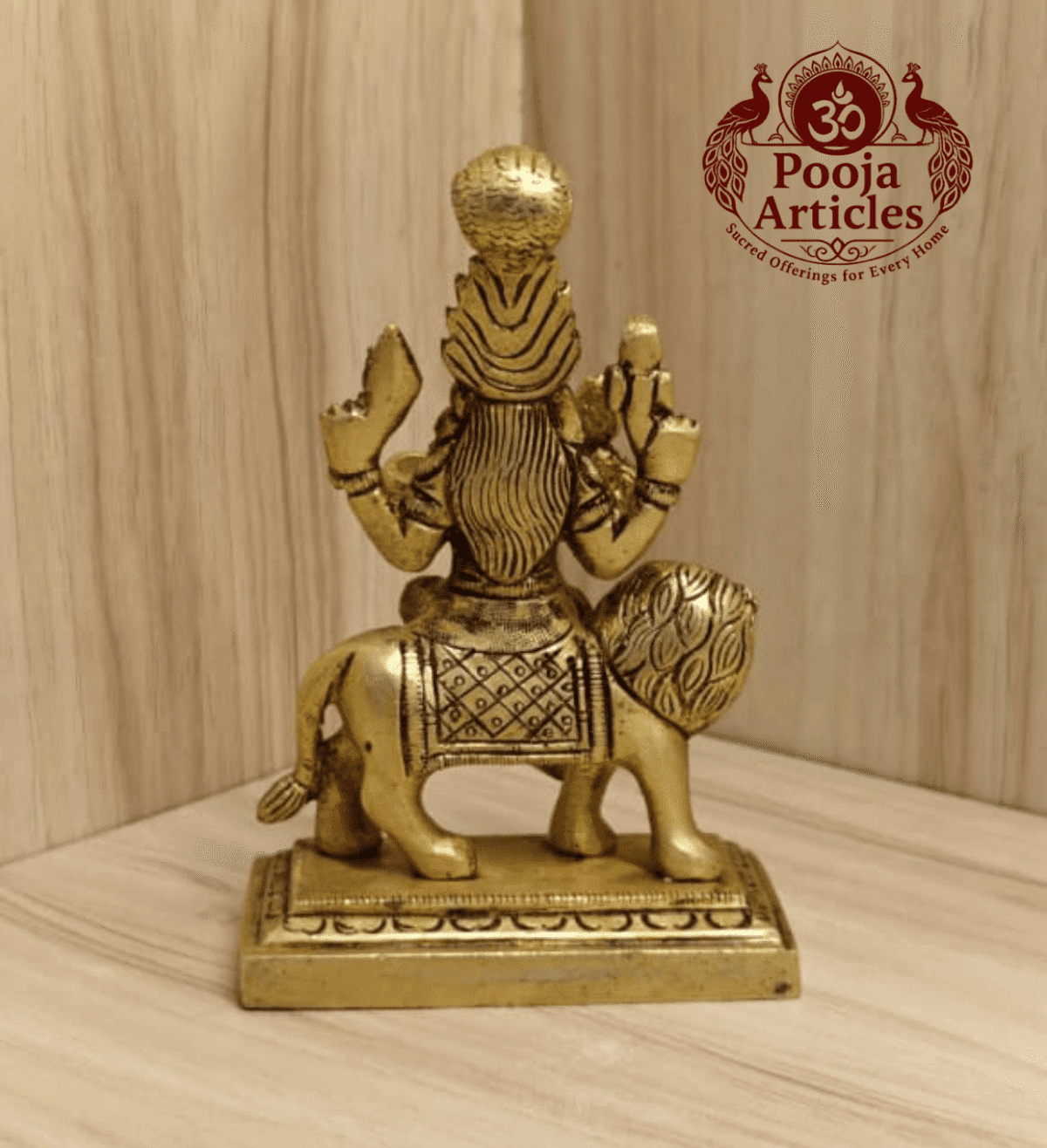 Buy Brass Pratyangira Devi Statue 560 g, 5" – Premium Brass Pratyangira Devi Idol for Protection & Powerful Spiritual Energy