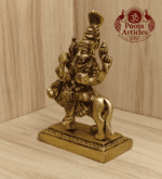 Buy Brass Pratyangira Devi Statue 560 g, 5" – Premium Brass Pratyangira Devi Idol for Protection & Powerful Spiritual Energy