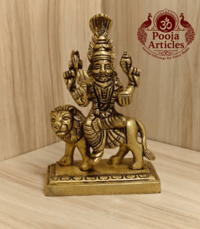Buy Brass Pratyangira Devi Statue 560 g, 5" – Premium Brass Pratyangira Devi Idol for Protection & Powerful Spiritual Energy