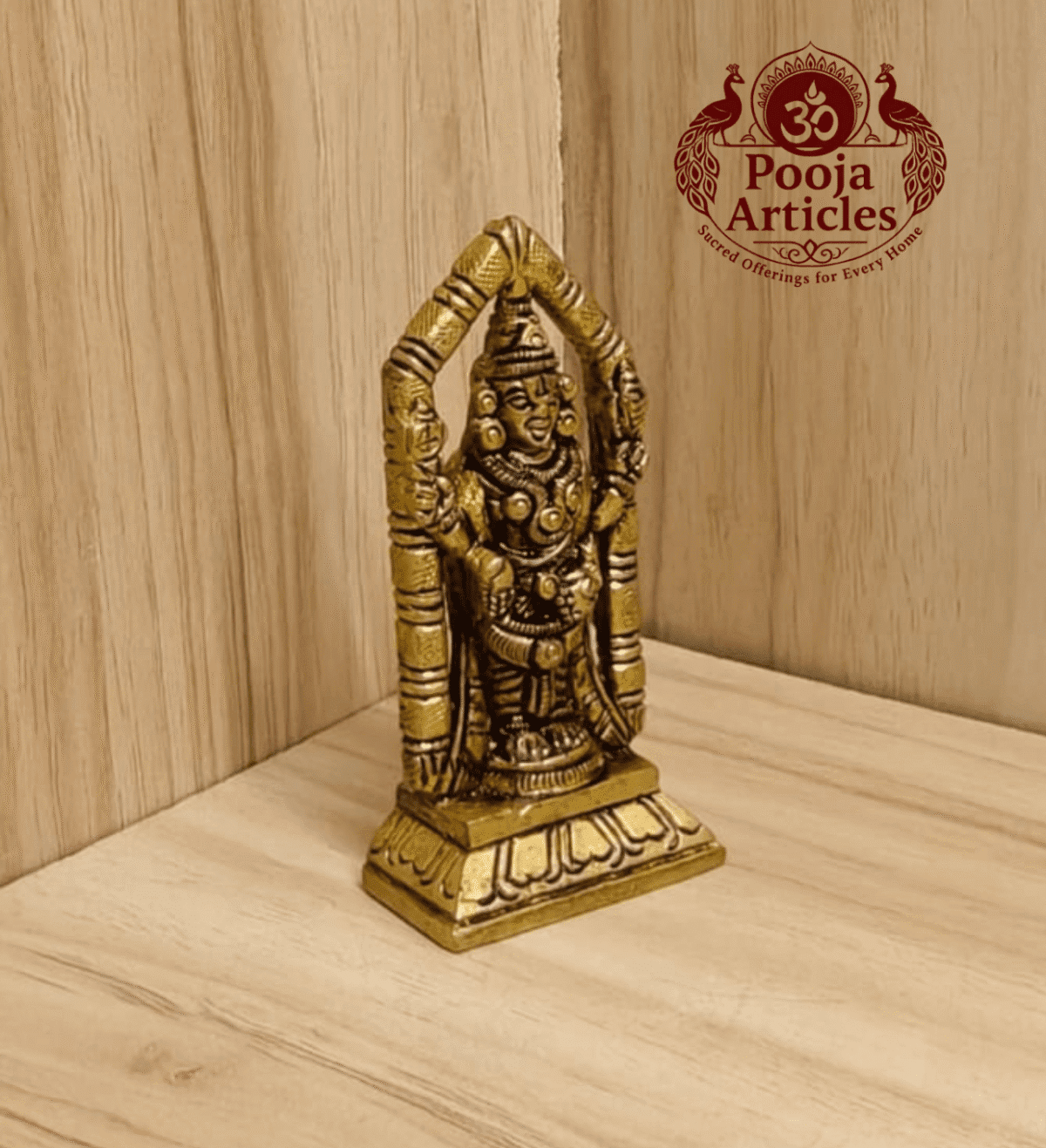 Buy Brass Tirupati Balaji Idol 120 g, 2.9" for Divine Blessings, Prosperity and Spiritual Protection