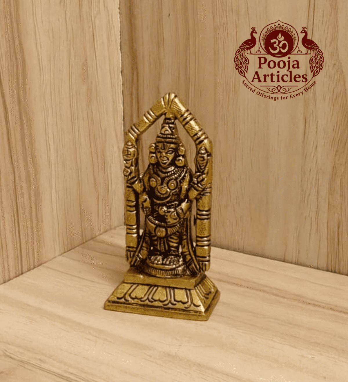 Buy Brass Tirupati Balaji Idol 120 g, 2.9" for Divine Blessings, Prosperity and Spiritual Protection