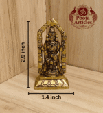 Buy Brass Tirupati Balaji Idol 120 g, 2.9" for Divine Blessings, Prosperity and Spiritual Protection