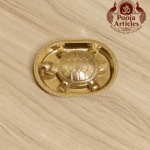 Buy Brass Vastu Tortoise with Plate 110 g, 3" for Wealth, Stability and Positive Energy