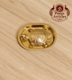 Buy Brass Vastu Tortoise with Plate 80 g, 2.7" for Wealth, Stability and Positive Energy