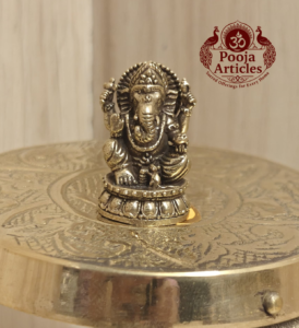 Buy Miniature Brass Ganesha Statue – 25 g, 1.1" Sacred Brass Murti for Wisdom, Prosperity, & Auspicious Beginnings