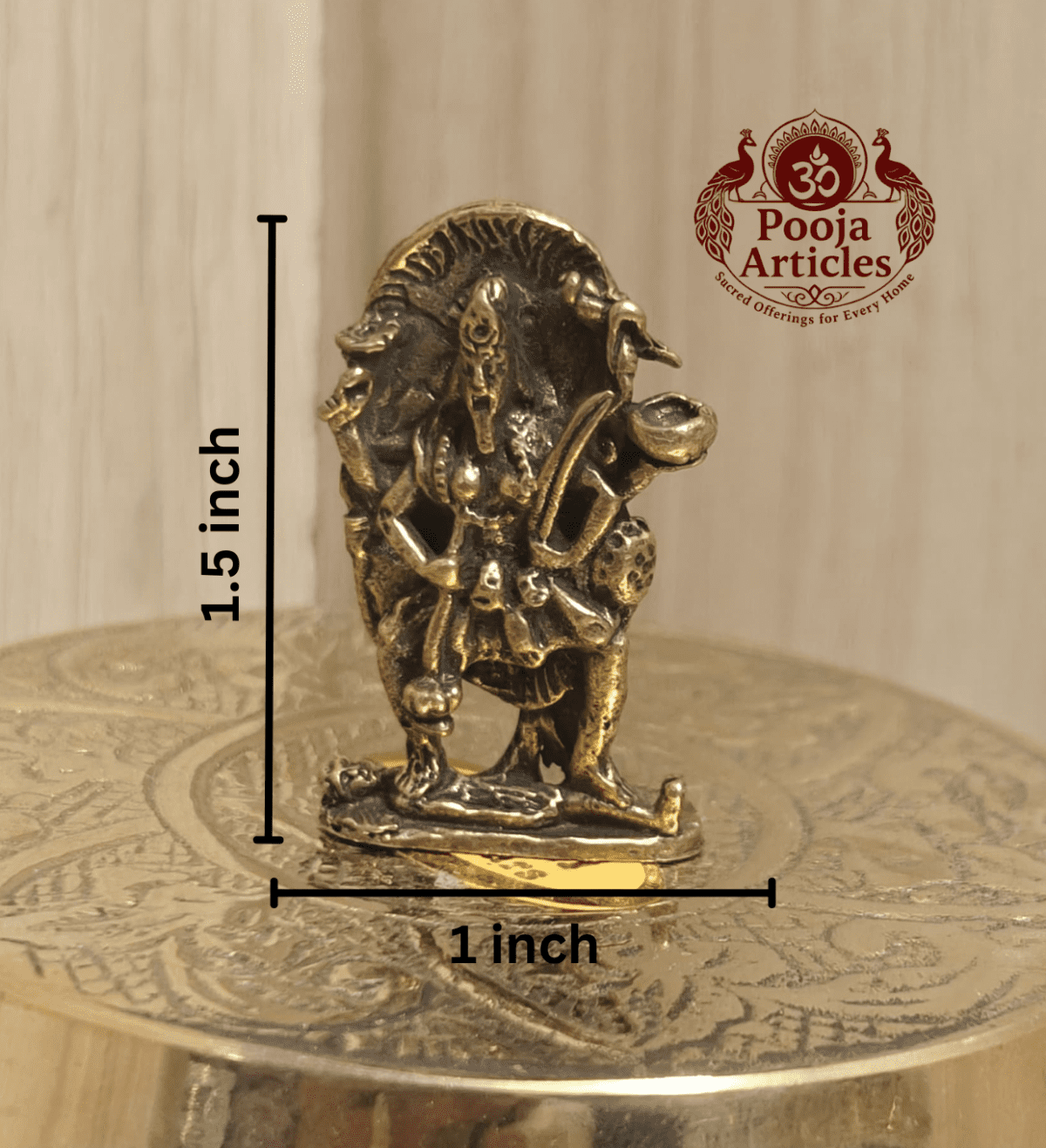 Buy Miniature Goddess Kali Idol – 13 g, 1.5" Divine Kali Murti for Protection, Strength & Spiritual Energy