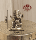 Buy Miniature Lord Ganesha Idol – 20 g, 1.1" Divine Ganesha Murti for Pooja, Gifting & Spiritual Prosperity