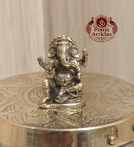 Buy Miniature Lord Ganesha Idol – 20 g, 1.1" Divine Ganesha Murti for Pooja, Gifting & Spiritual Prosperity