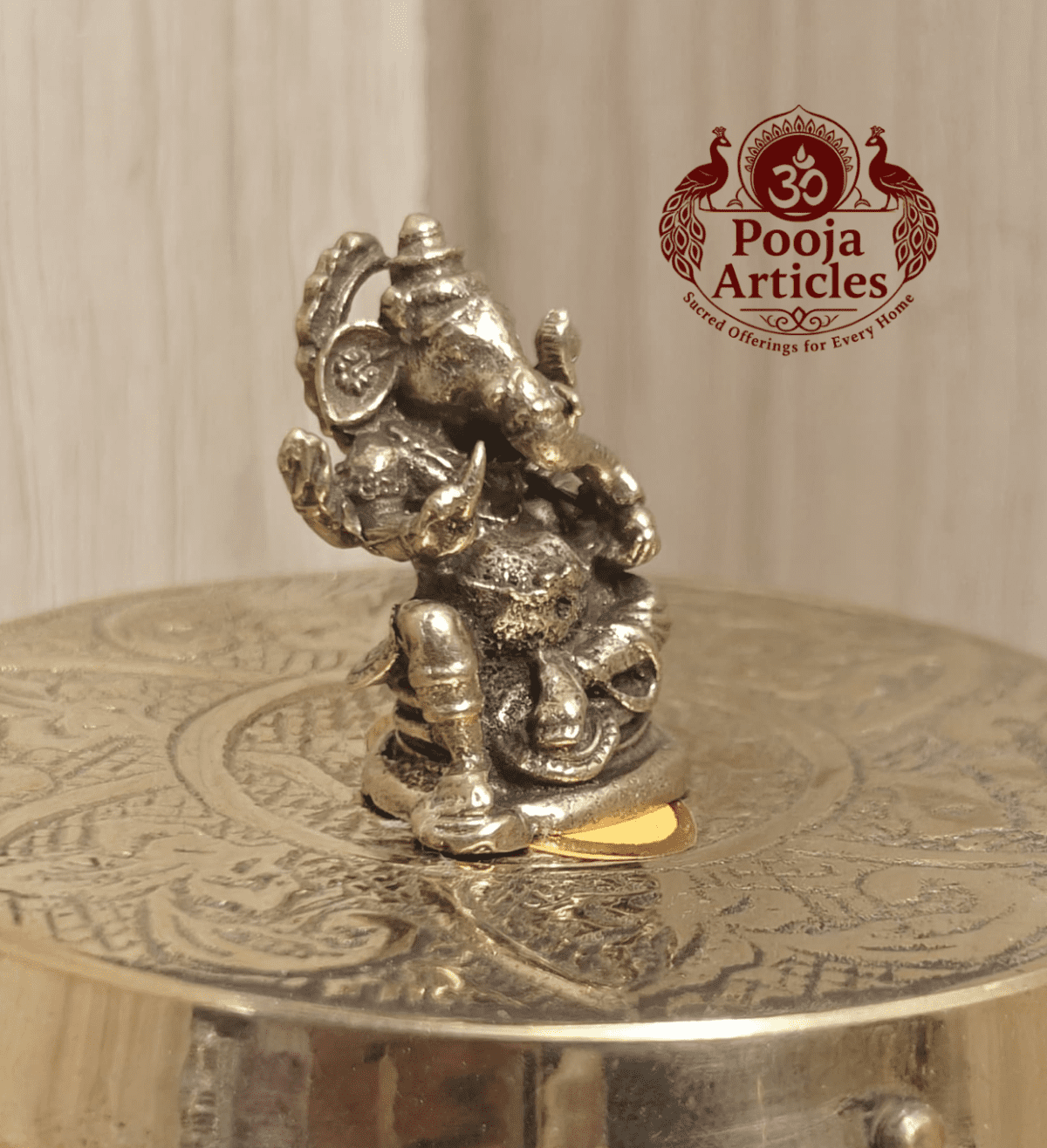 Buy Miniature Lord Ganesha Idol – 20 g, 1.1" Divine Ganesha Murti for Pooja, Gifting & Spiritual Prosperity