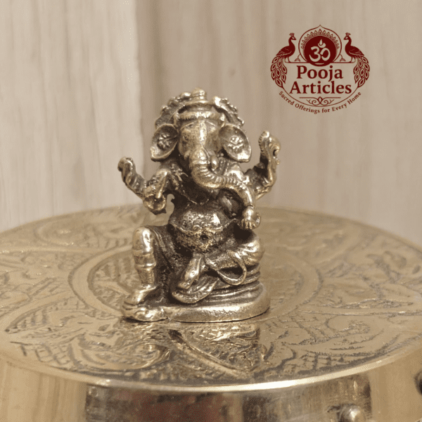 Buy Miniature Lord Ganesha Idol – 20 g, 1.1" Divine Ganesha Murti for Pooja, Gifting & Spiritual Prosperity