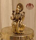 Buy Premium Brass Lord Lakshmi Statue 60 g, 2.6" for Pooja, Home & Prosperity