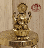 Buy Premium Brass Lord Lakshmi Statue 60 g, 2.6" for Pooja, Home & Prosperity