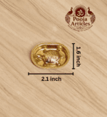 Buy Pure Brass Vastu Tortoise with Plate 40 g, 2.1" for Wealth, Stability and Positive Energy