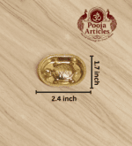 Buy Pure Brass Vastu Tortoise with Plate 50 g, 2.4" for Wealth, Stability and Positive Energy at Home