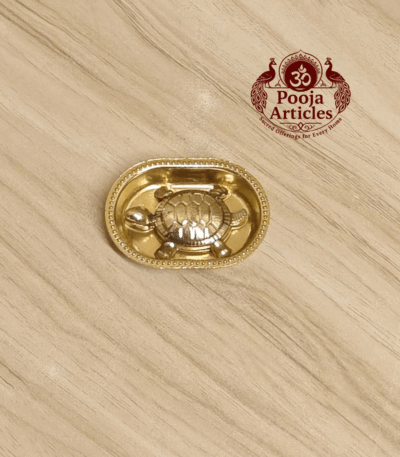 Buy Pure Brass Vastu Tortoise with Plate 50 g, 2.4" for Wealth, Stability and Positive Energy at Home