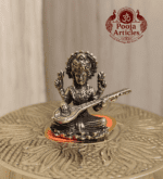 Buy Miniature Brass Saraswati Statue 20g, 1.2" – Divine Brass Saraswati Idol for Education