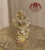 Buy Panchaloha Saraswati Idol 30g, 1.5" – Sacred Brass Panjalogam Saraswati Statue for Education