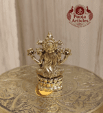 Buy Panchaloha Saraswati Idol 30g, 1.5" – Sacred Brass Panjalogam Saraswati Statue for Education
