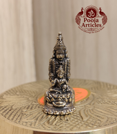 Buy Miniature Brass Hanuman with Lakshmi Statue 25g, 1.2" – Divine Prosperity Idol for Pooja