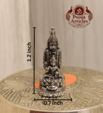 Buy Miniature Brass Hanuman with Lakshmi Statue 25g, 1.2" – Divine Prosperity Idol for Pooja - Image 2