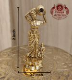Buy Panchaloha Lady Figurine Statue 30g, 2" – Sacred Lady Figurine Statue for Spiritual Decor