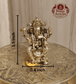 Buy Panchaloha Ganesha Idol 25g, 1.5" – Sacred Brass Panjalogam Ganesh Statue for Home Temple