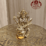 Buy Panchaloha Saraswati Idol 30g, 1.5" – Sacred Brass Panjalogam Saraswati Statue for Education