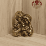Buy Brass Jesus Family Statue 1.2kg, 4.5" – Holy Family Brass Statue for Home Blessings & Christian Decor