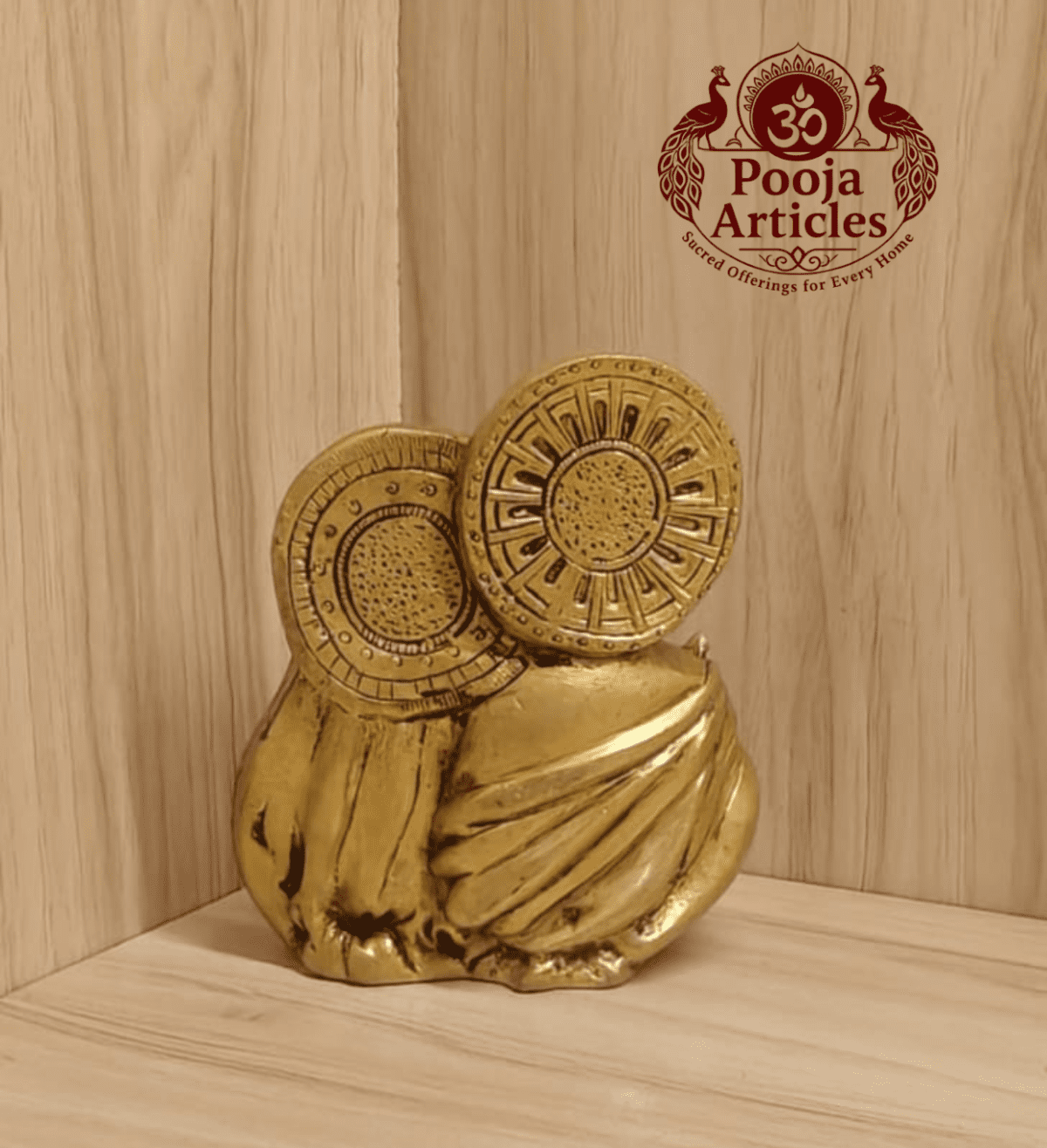 Buy Brass Jesus Family Statue 1.2kg, 4.5" – Holy Family Brass Statue for Home Blessings & Christian Decor