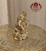 Buy Panjalogam Ganesha Statue 20g, 1.2" – Sacred Panjalogam Ganesha Idol for Home Temple