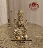 Buy Panchaloha Lakshmi Idol 25g, 1.2" – Pure Panjalogam Lakshmi Statue for Wealth
