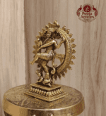 Buy Premium Brass Nataraja Statue 70g, 2.9" – Small Lord Nataraja Idol for Home Pooja & Divine Blessings