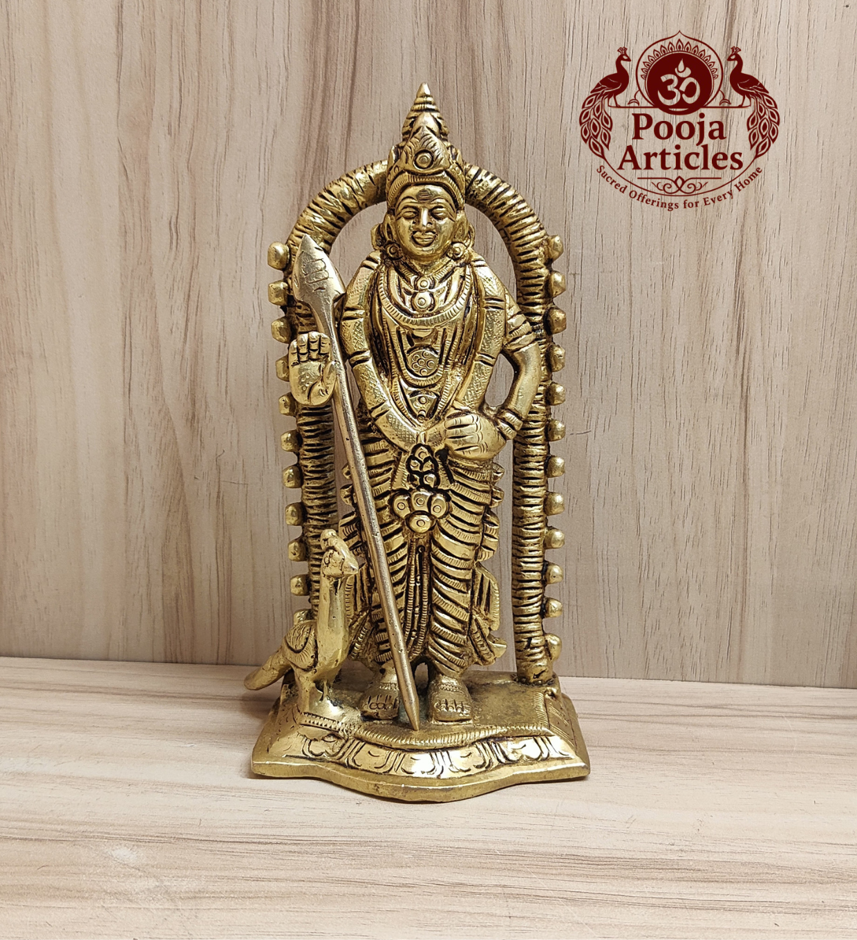 Buy Malaysia Murugan Brass Idol 1.2Kg, 7" – Divine Brass Murugan Idol for Home Temple & Pooja Buy Malaysia Murugan Brass Idol 1.2Kg, 7" – Divine Brass Murugan Idol for Home Temple & Pooja