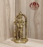 Buy Malaysia Murugan Brass Idol 1.2Kg, 7" – Divine Brass Murugan Idol for Home Temple & Pooja