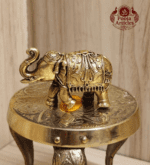 Buy Premium Brass Elephant Statue 50g, 1.5" – Small Brass Elephant Idol for Home Decor, Vastu, & Wealth