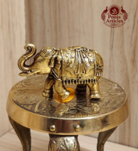 Buy Premium Brass Elephant Statue 50g, 1.5" – Small Brass Elephant Idol for Home Decor, Vastu, & Wealth 1 Buy Premium Brass Elephant Statue 50g, 1.5" – Small Brass Elephant Idol for Home Decor, Vastu, & Wealth
