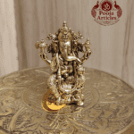 Buy Panchaloha Ganesha Idol 25g, 1.5" – Sacred Brass Panjalogam Ganesh Statue for Home Temple