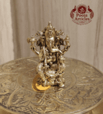 Buy Panchaloha Ganesha Idol 25g, 1.5" – Sacred Brass Panjalogam Ganesh Statue for Home Temple