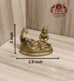 Buy Brass Lakshmi Narayan Statue 220 g, 2" – Divine Vishnu Idol for Home Pooja