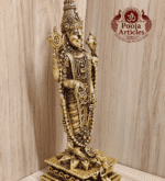 Buy Brass Lord Tirupati Balaji Idol 480 g, 7.7"– Premium Tirupati Balaji Brass Statue for Home Pooja & Vastu