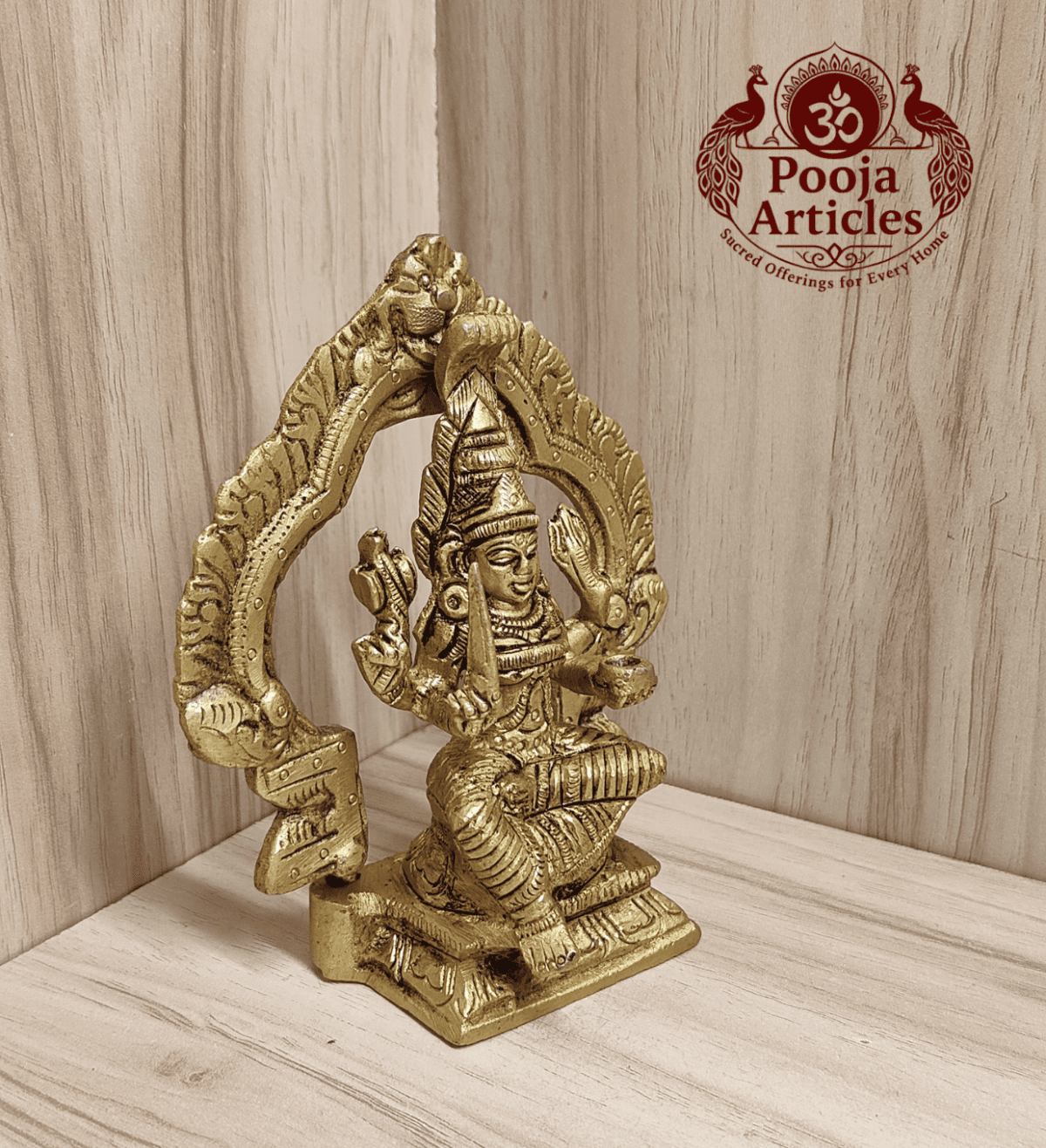 Buy Brass Mariamman Statue 470g, 4.2" – Premium Brass Mariamman Statue for Home Pooja, Protection, Health and Divine Blessings