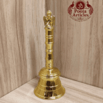 Buy Brass Pooja Bell With Garuda 150g, 4.6" – Premium Brass Temple Bell for Daily Hindu Worship
