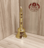Buy Brass Pooja Bell With Garuda 150g, 4.6" – Premium Brass Temple Bell for Daily Hindu Worship