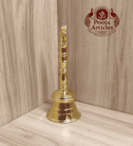 Buy Brass Pooja Bell With Garuda 150g, 4.6" – Premium Brass Temple Bell for Daily Hindu Worship